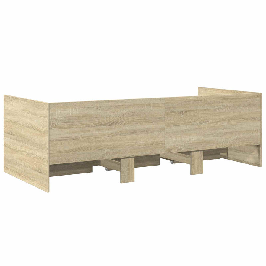 Dagbed met lade met hoofdeinde Sonoma Eiken Bewerkt hout
