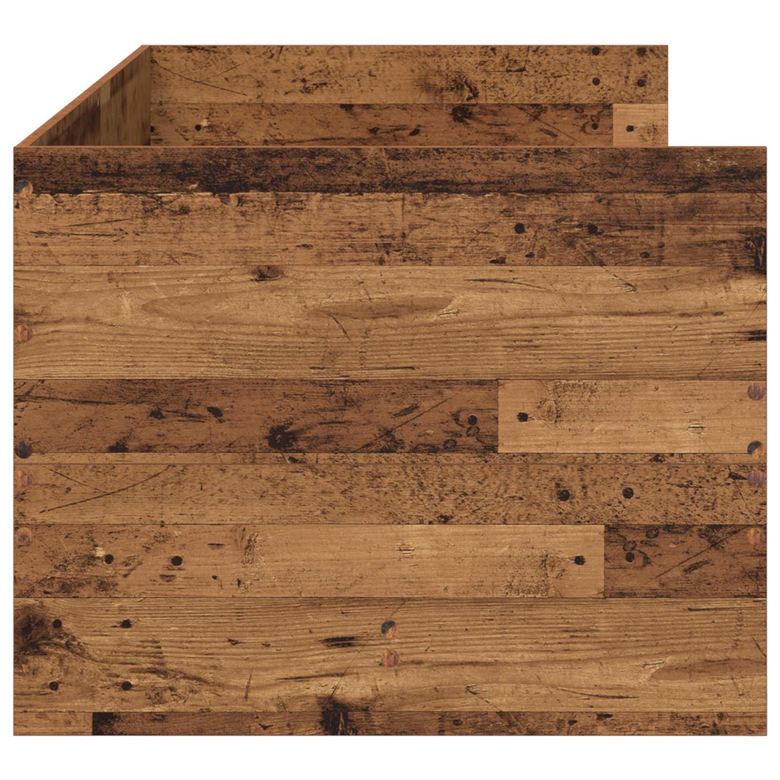Dagbed met lade met hoofdeinde met opslag Oud hout Bewerkt hout