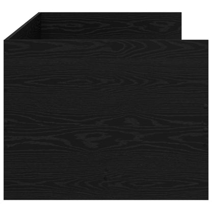 Dagbed met lade met hoofdeinde Zwart eiken Bewerkt hout