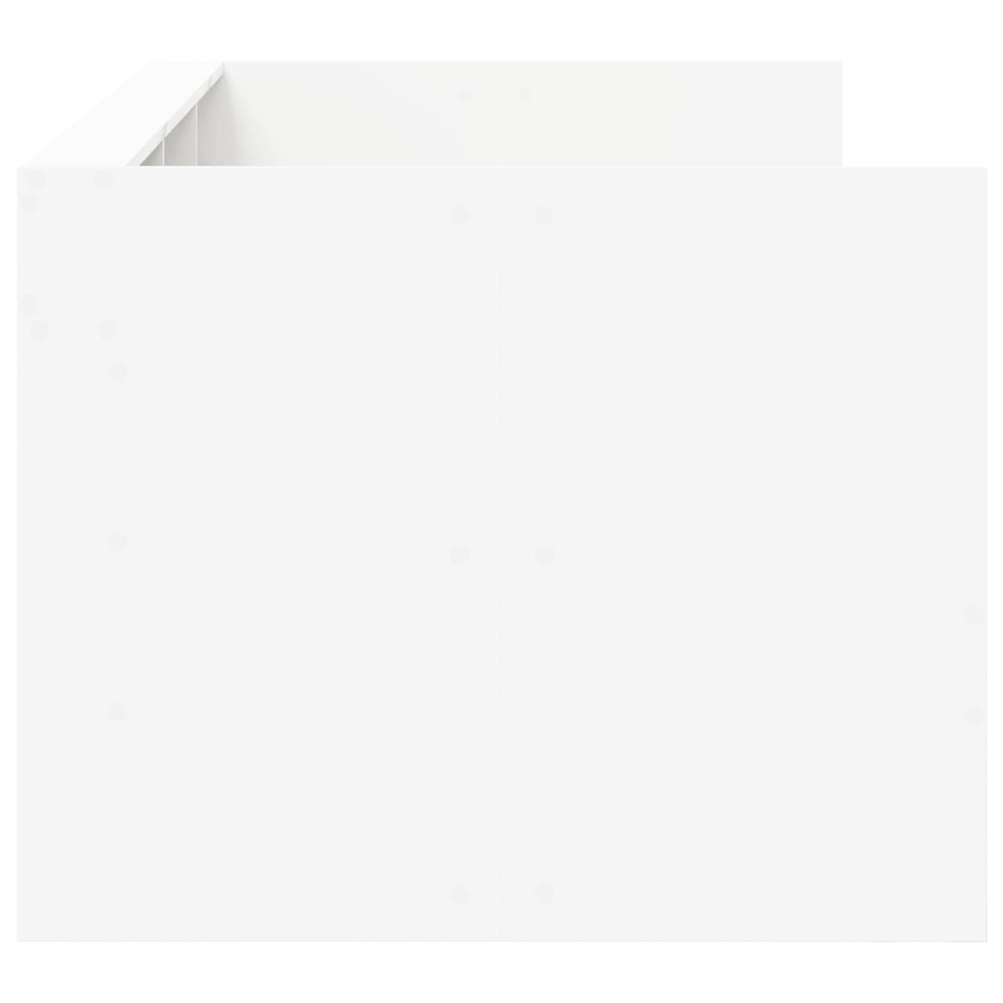 Dagbed met lade met plank met hoofdeinde Wit Bewerkt hout