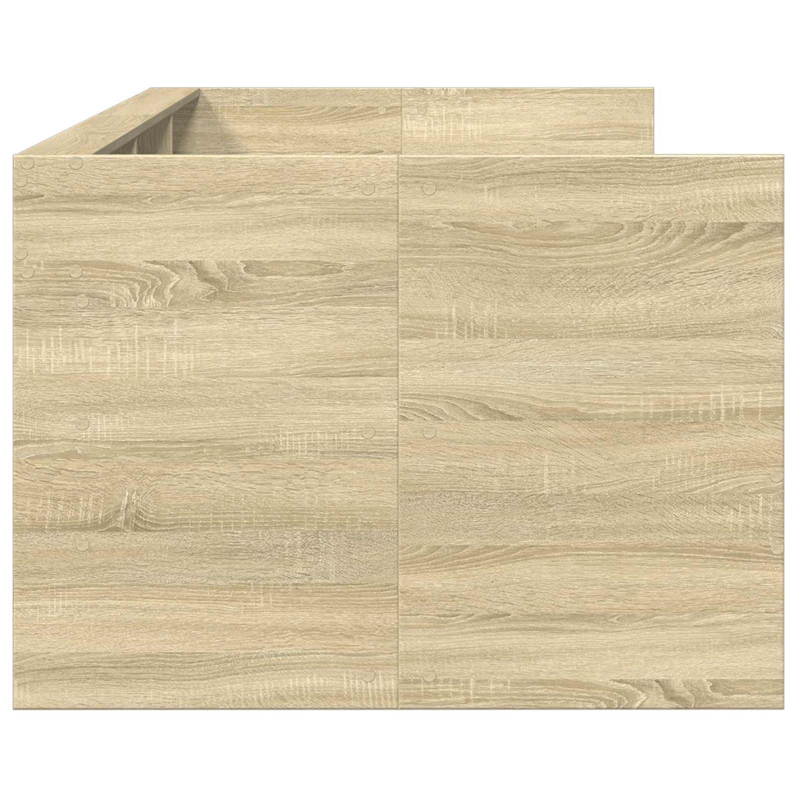Dagbed met lade met plank met opslag Sonoma Eiken Bewerkt hout