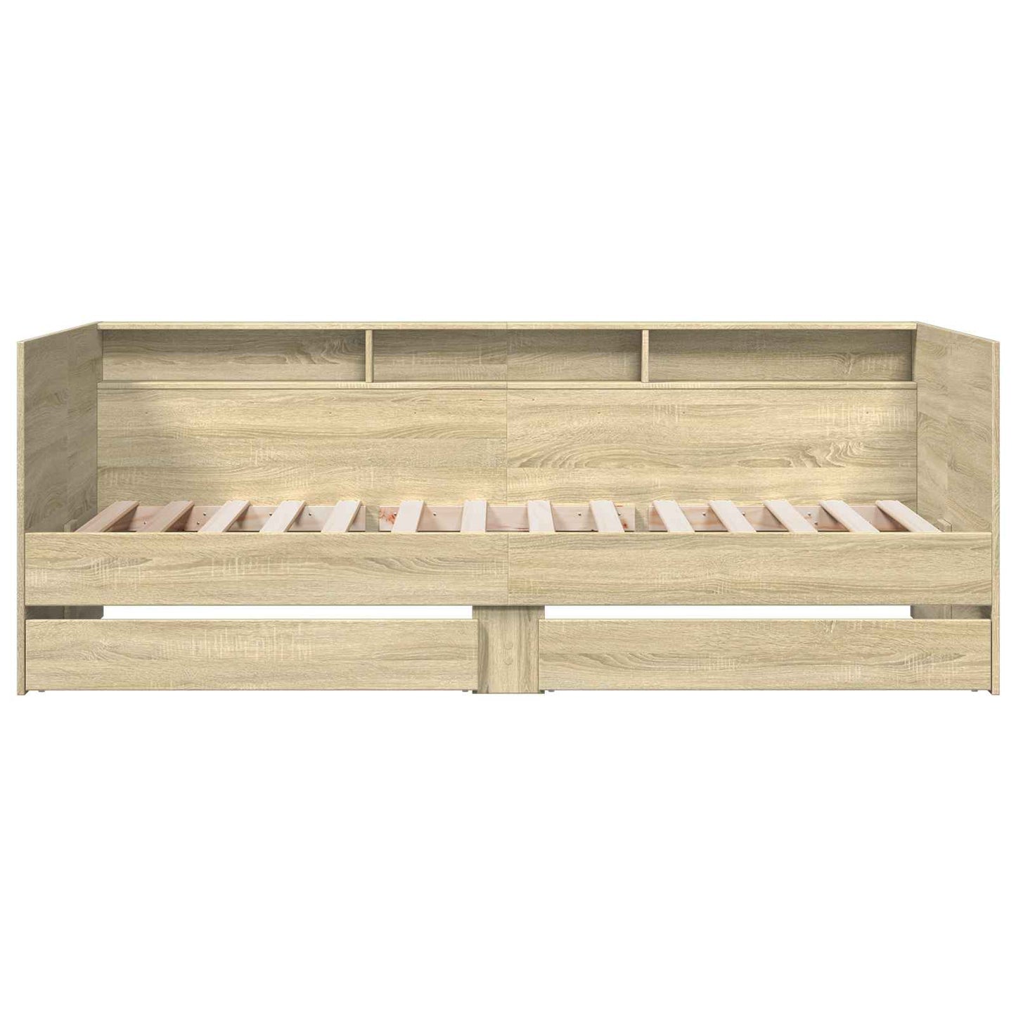Dagbed met lade met plank met opslag Sonoma Eiken Bewerkt hout