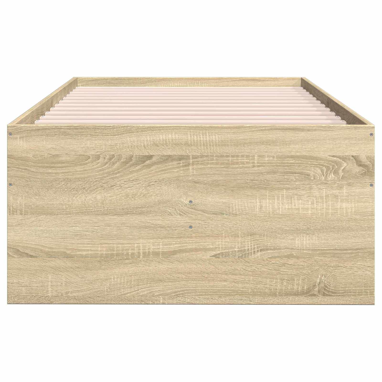 Bedframe met opslag Sonoma Eiken 80 x 200 cm Bewerkt hout