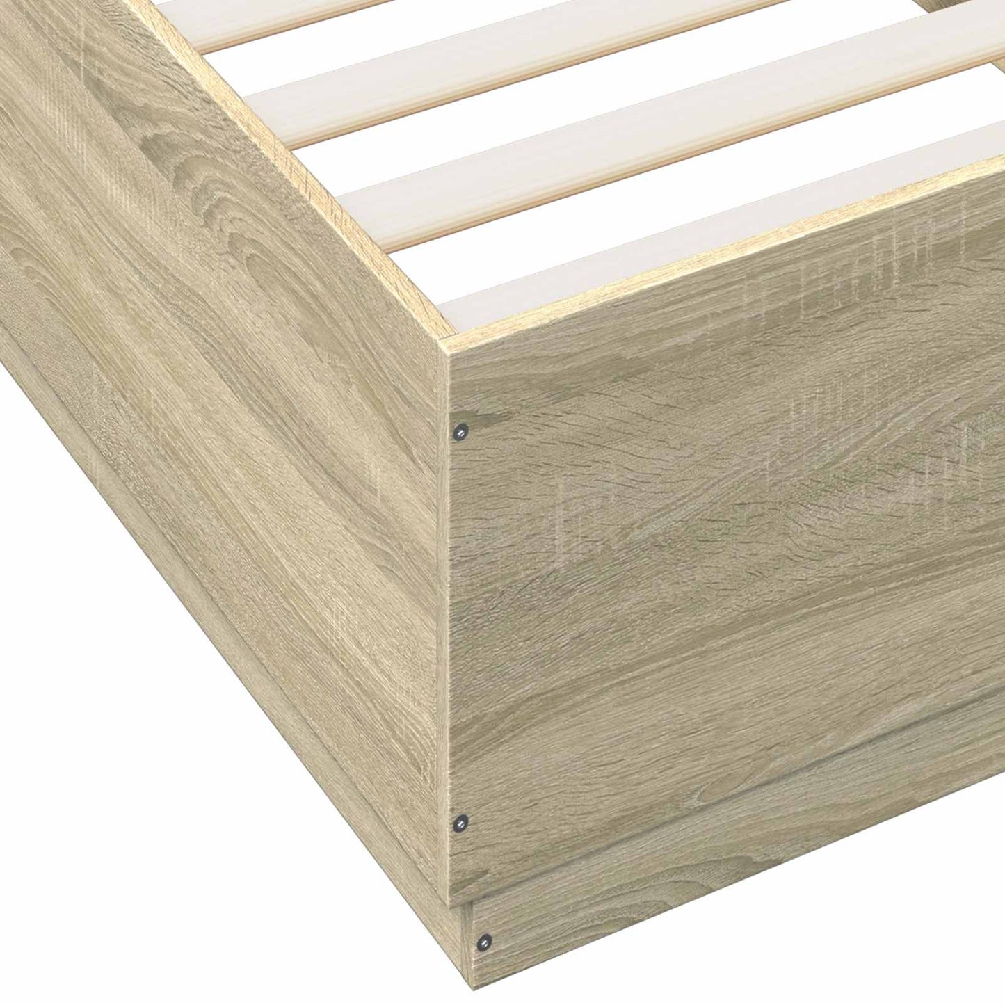 Bedframe Sonoma Eiken 80 x 200 cm Bewerkt hout