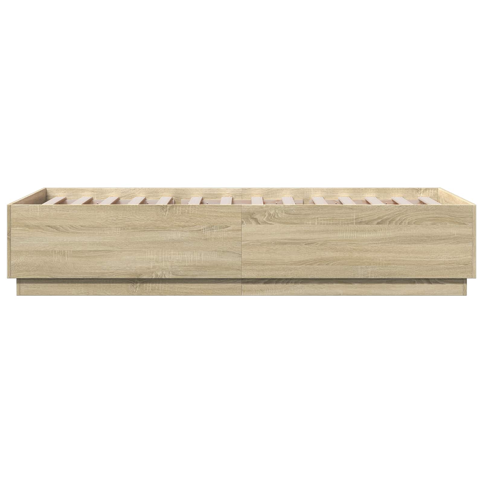 Bedframe Sonoma Eiken 80 x 200 cm Bewerkt hout