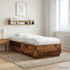 Bedframe Oud hout 80 x 200 cm Bewerkt hout