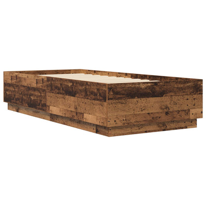 Bedframe Oud hout 80 x 200 cm Bewerkt hout