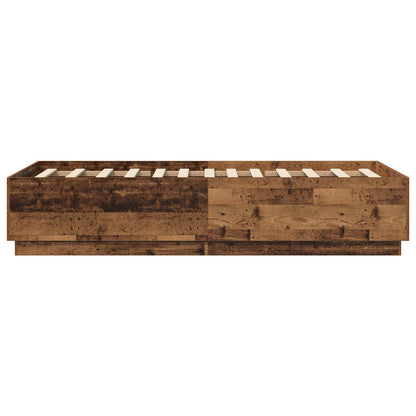 Bedframe Oud hout 80 x 200 cm Bewerkt hout