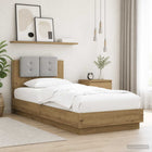 Bedframe met Hoofdeinde Artisanaal eiken Bewerkt hout