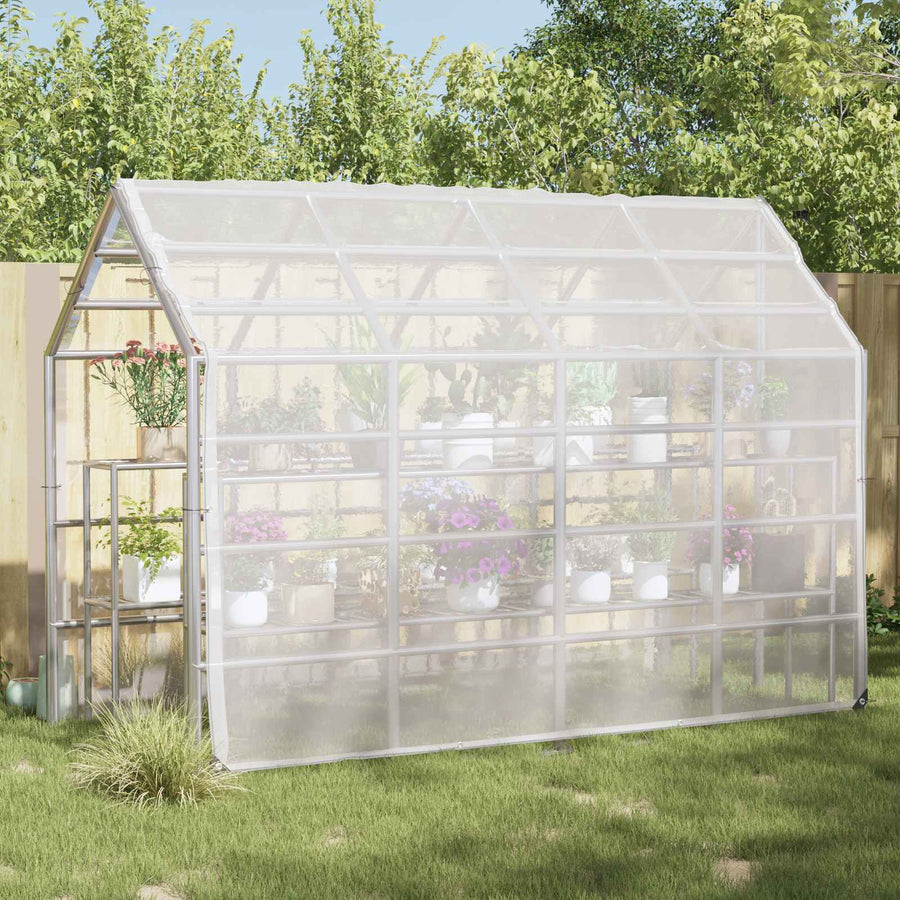 Zeil met Oogjes Doorzichtig 3 x 4 m Polyetheen