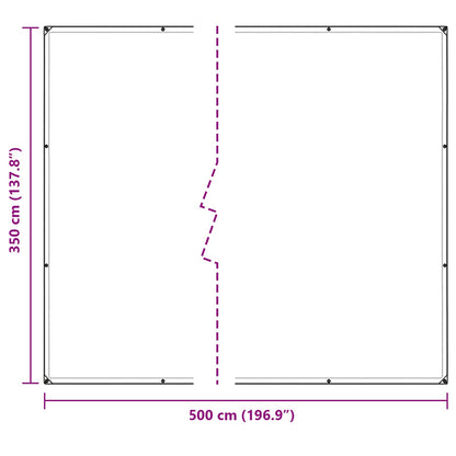 Plantenhoes Doorzichtig 5 × 3,5 m PE