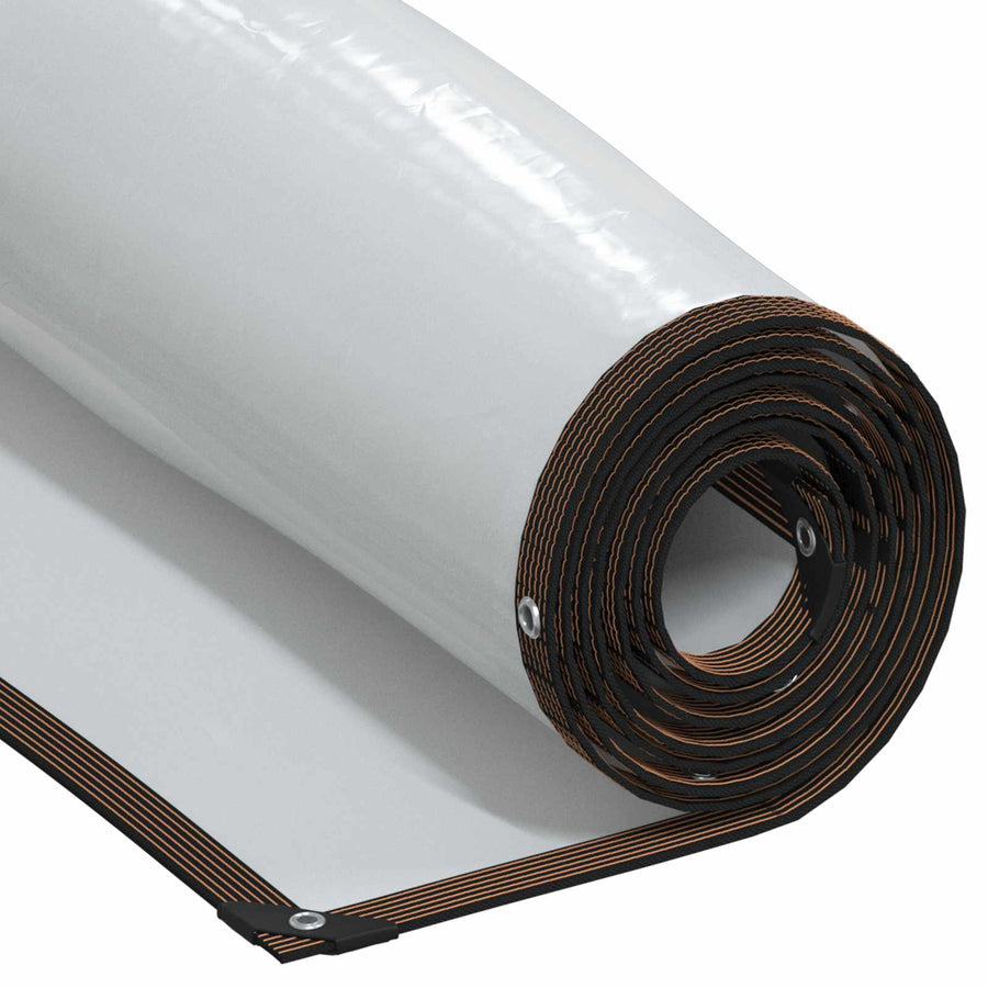 Zeil met Oogjes Doorzichtig 2 x 12 m Polyetheen