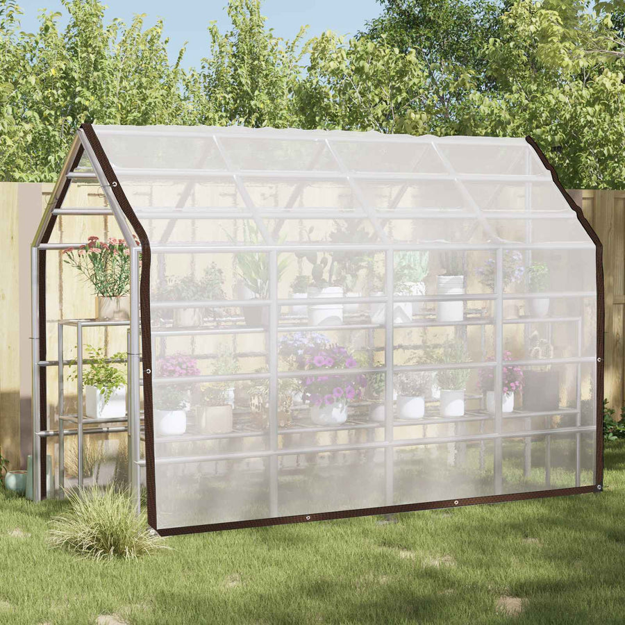 Zeil met Oogjes Doorzichtig 3 x 3 m Polyetheen