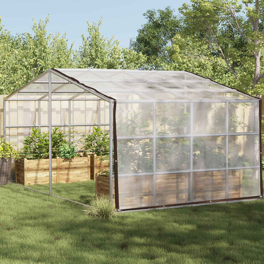 Zeil met Oogjes Doorzichtig 3 x 12 m Polyetheen