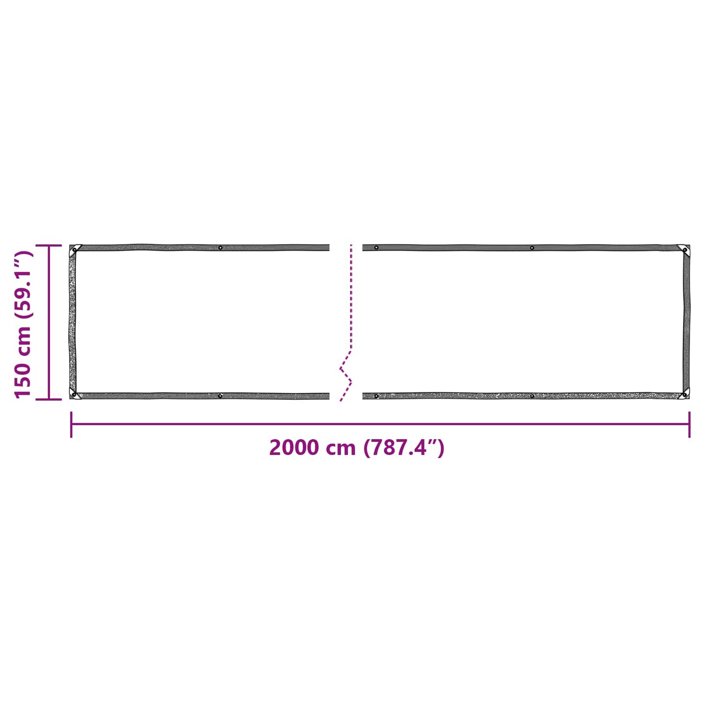 Plantenhoes Doorzichtig 20 x 1,5 m PE