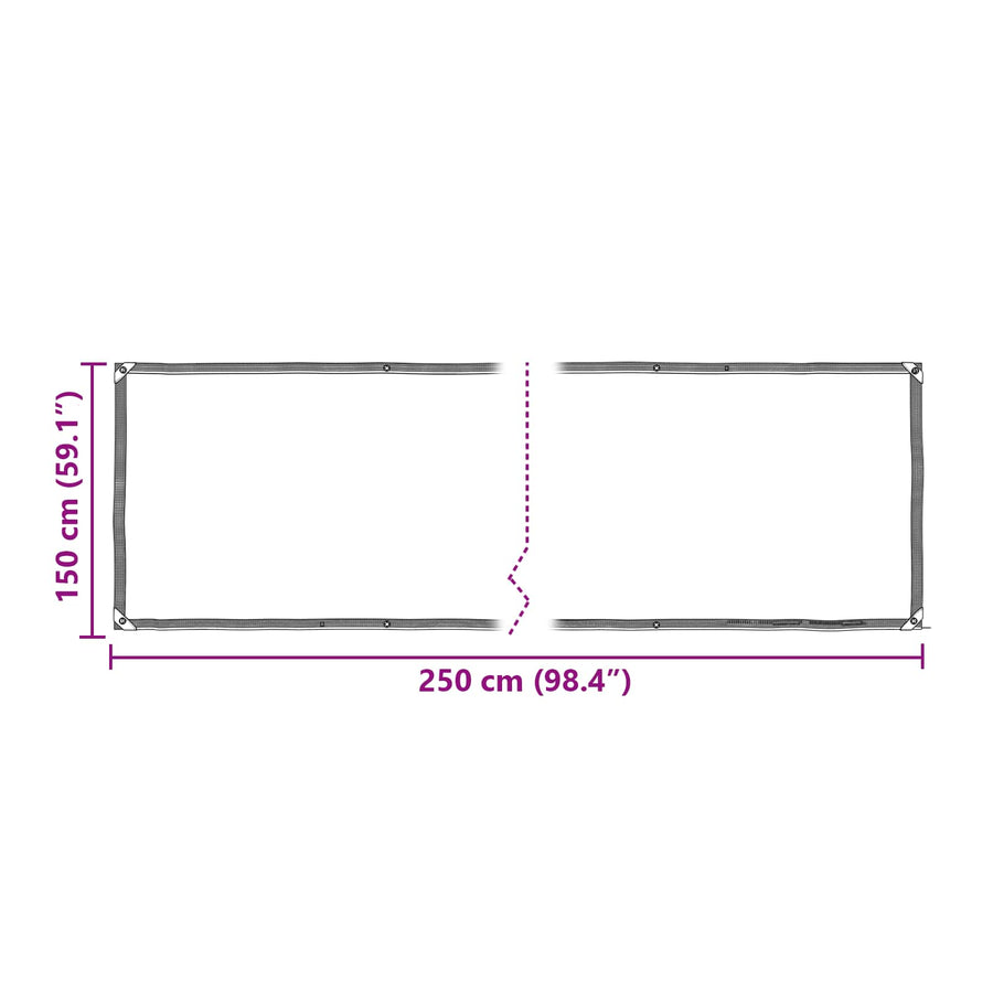 Plantenhoes Doorzichtig 2,5 x 1,5 m PE