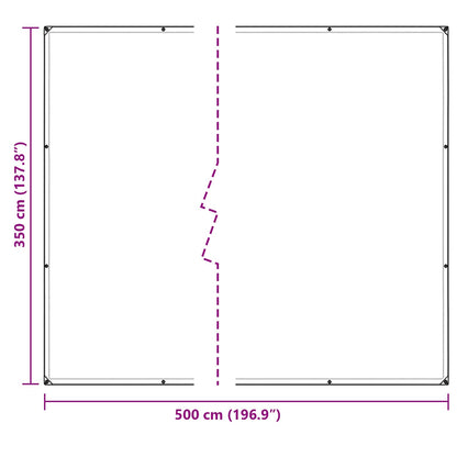Plantenhoes Doorzichtig 5 × 3,5 m PVC