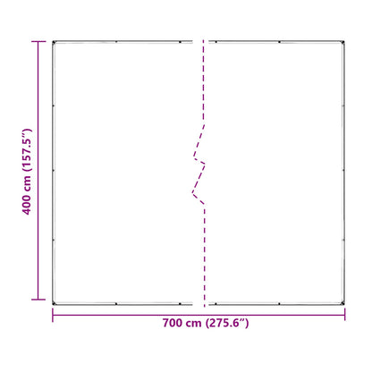 Plantenhoes Doorzichtig 7 x 4 m PVC
