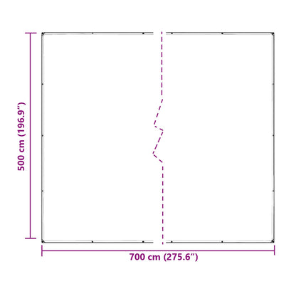 Plantenhoes Doorzichtig 7 x 5 m PVC