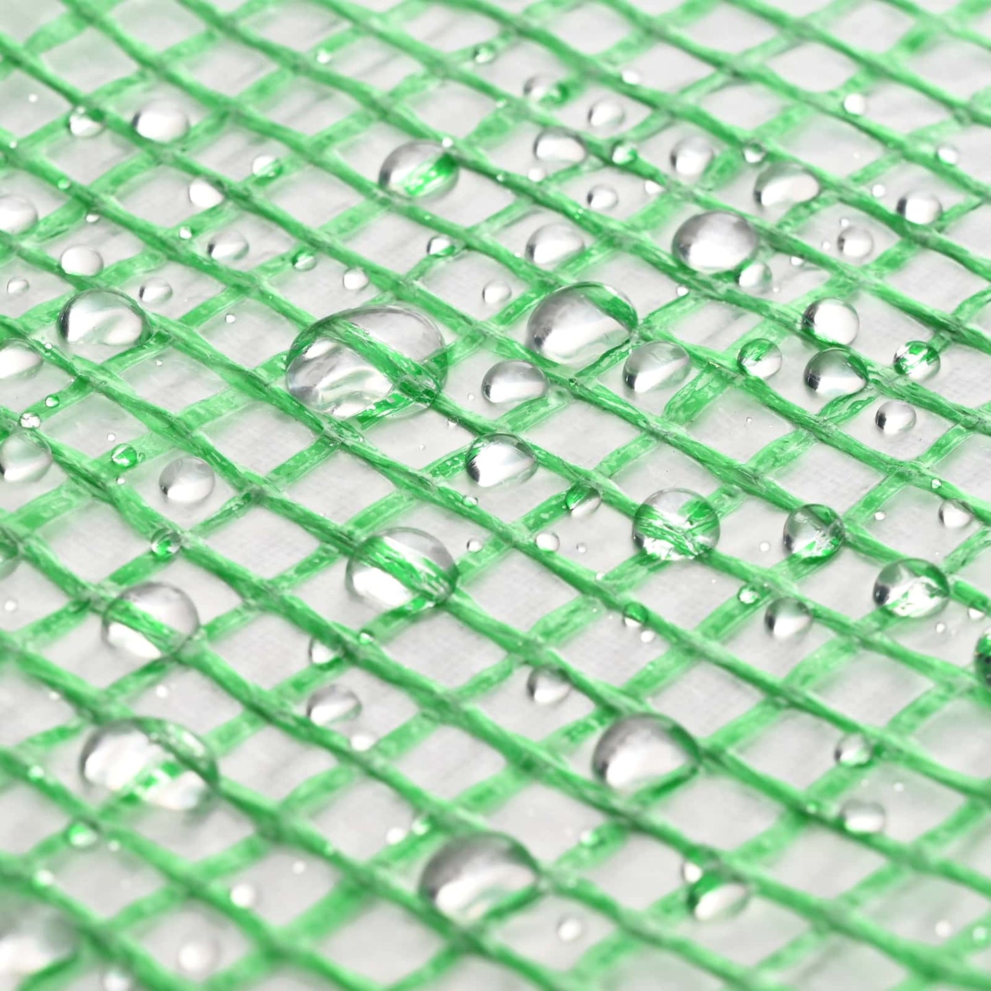 Zeil met Oogjes 2 st Groen 3 x 15 m 260 gsm PE