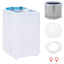 Mini Wasmachine met Enkele Wasbak 4,6 kg Blauw en Wit
