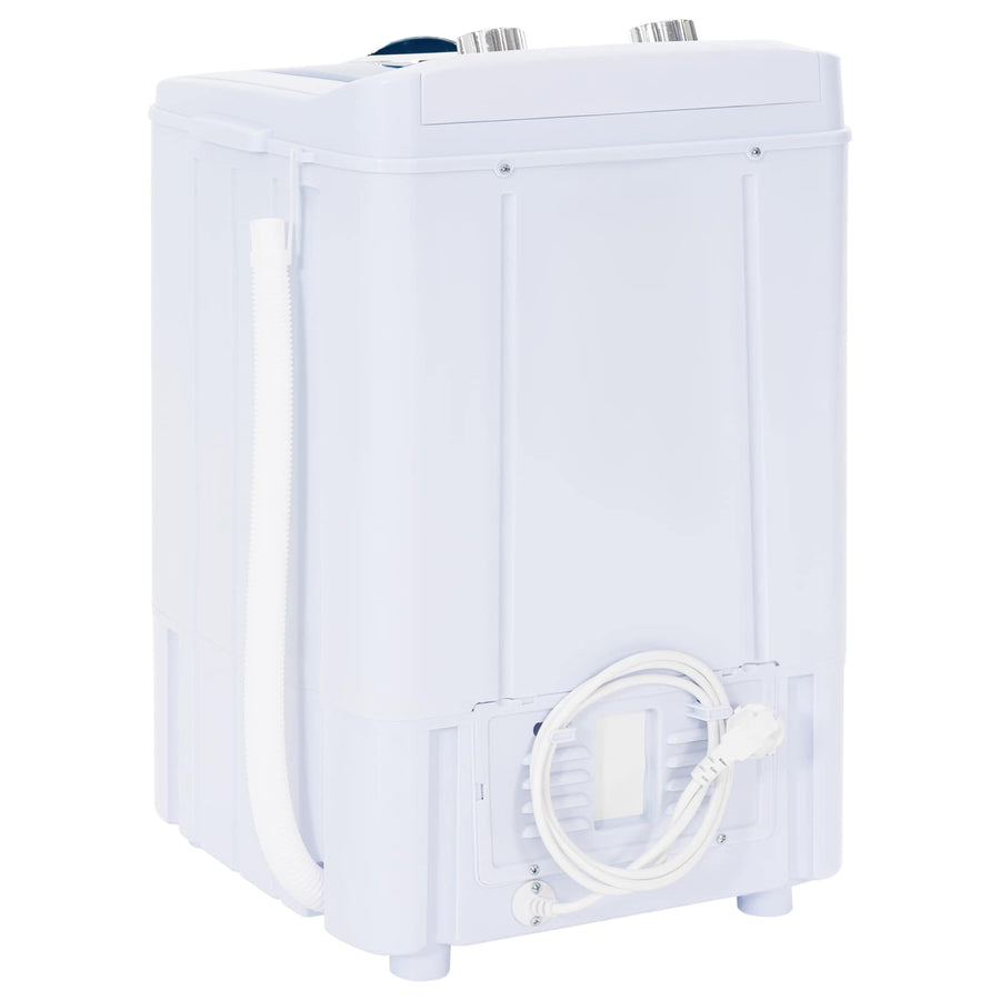 Mini Wasmachine met Enkele Wasbak 4,6 kg Blauw en Wit