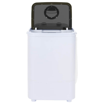 Mini Wasmachine met Enkele Wasbak 4,6 kg Zwart en Wit