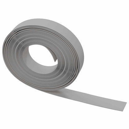 Tuinkanten 25 m 10 cm PE Grijs