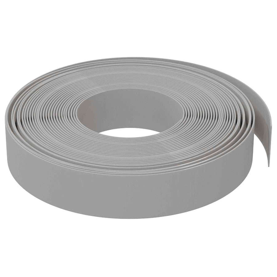 Tuinkanten 25 m 10 cm PE Grijs