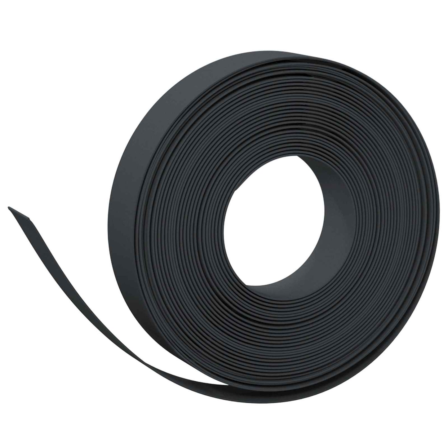 Tuinkanten 25 m 10 cm PE Zwart