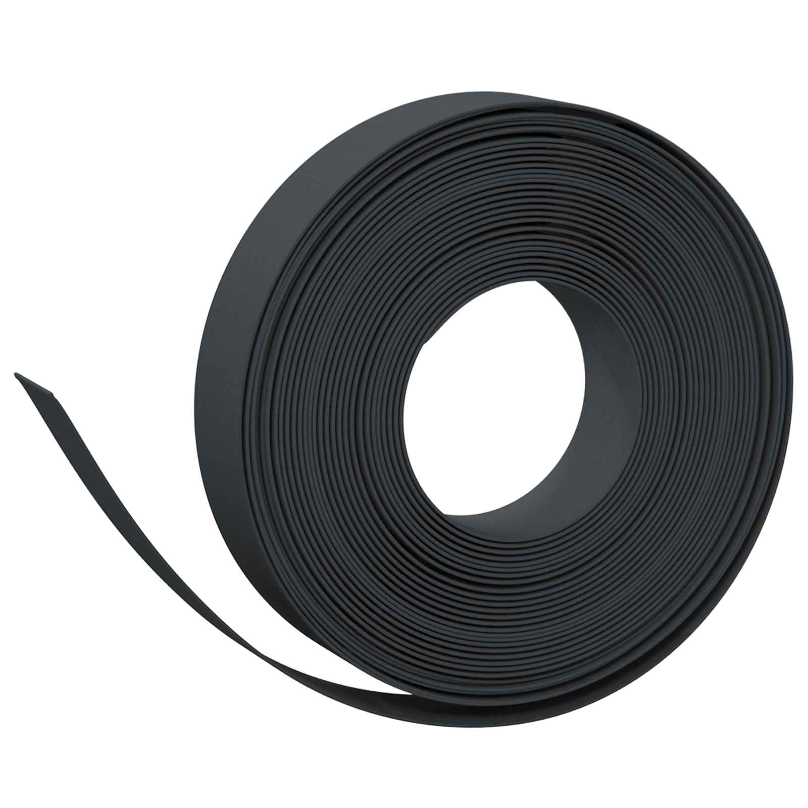 Tuinkanten 25 m 10 cm PE Zwart