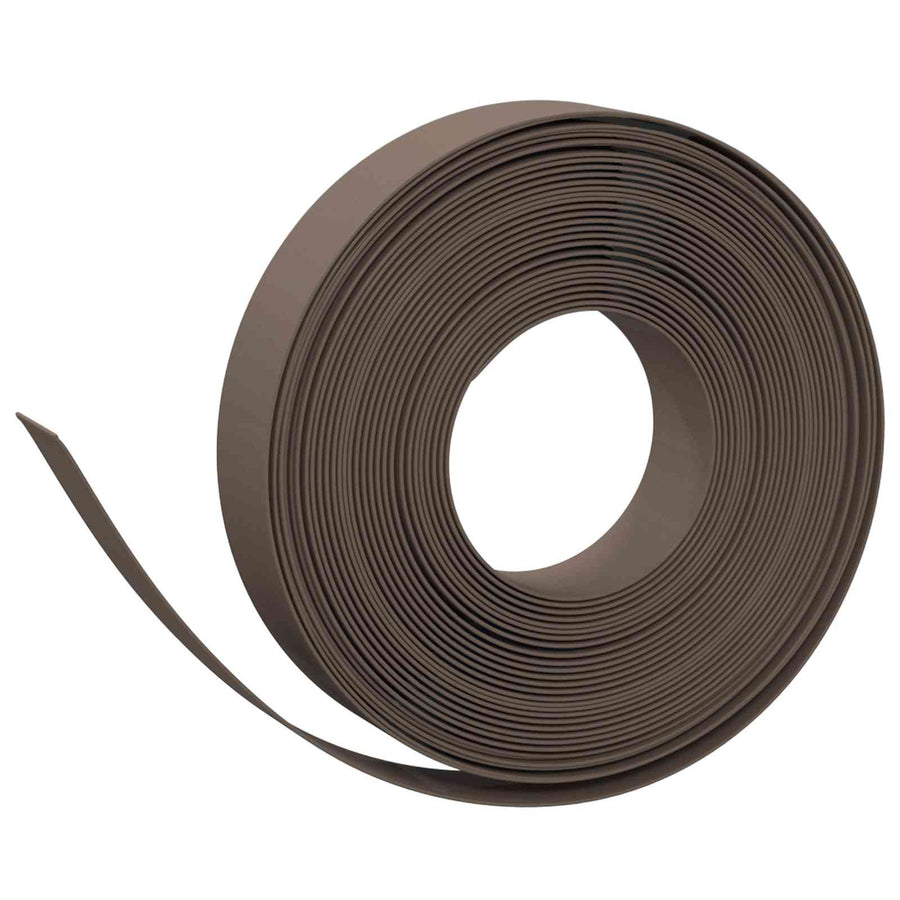 Tuinkanten 25 m 10 cm PE Bruin
