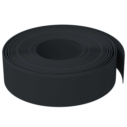 Tuinkanten 25 m 15 cm PE Zwart