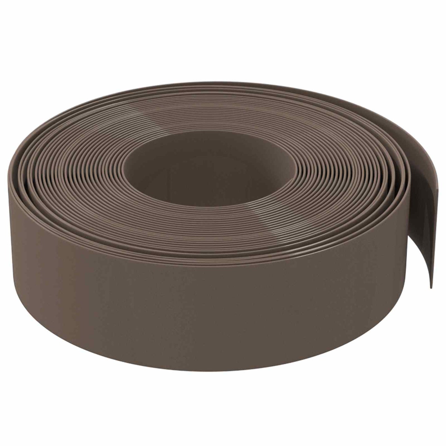 Tuinkanten 25 m 15 cm PE Bruin