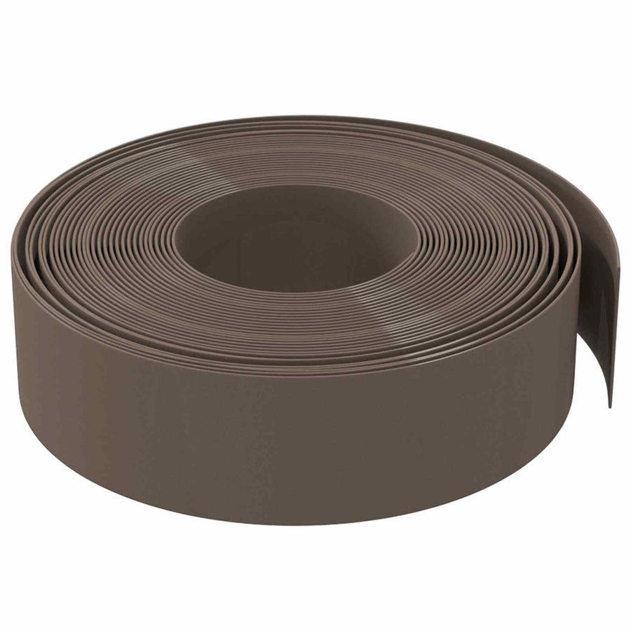 Tuinkanten 25 m 15 cm PE Bruin
