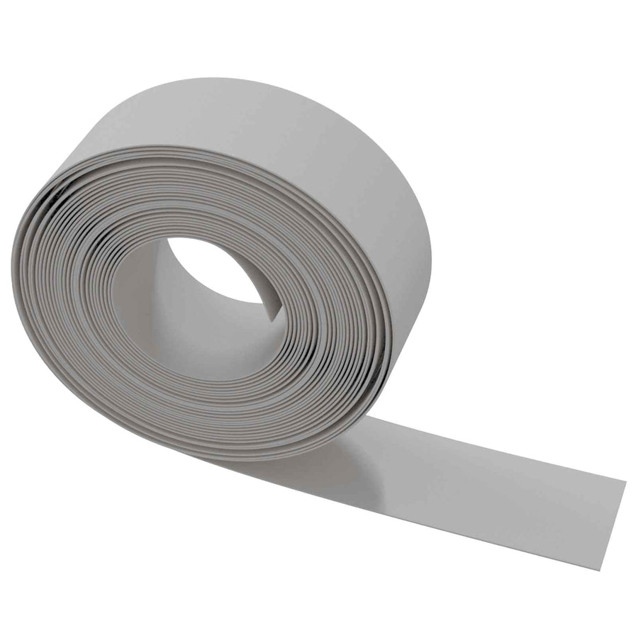 Tuinkanten 25 m 20 cm PE Grijs