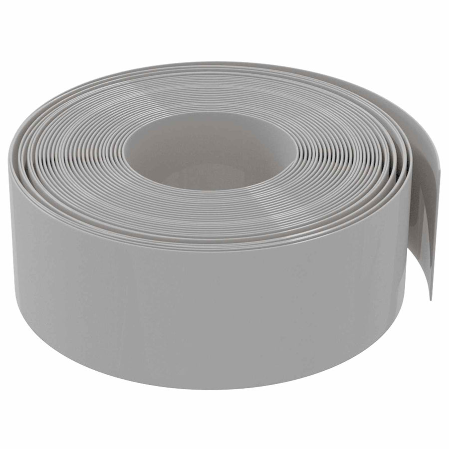 Tuinkanten 25 m 20 cm PE Grijs