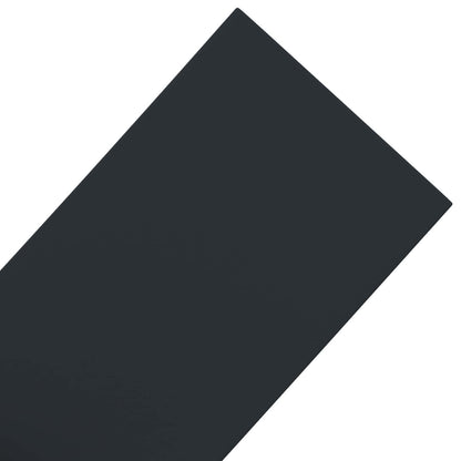 Gazonrand 25 m 20 cm PE Zwart