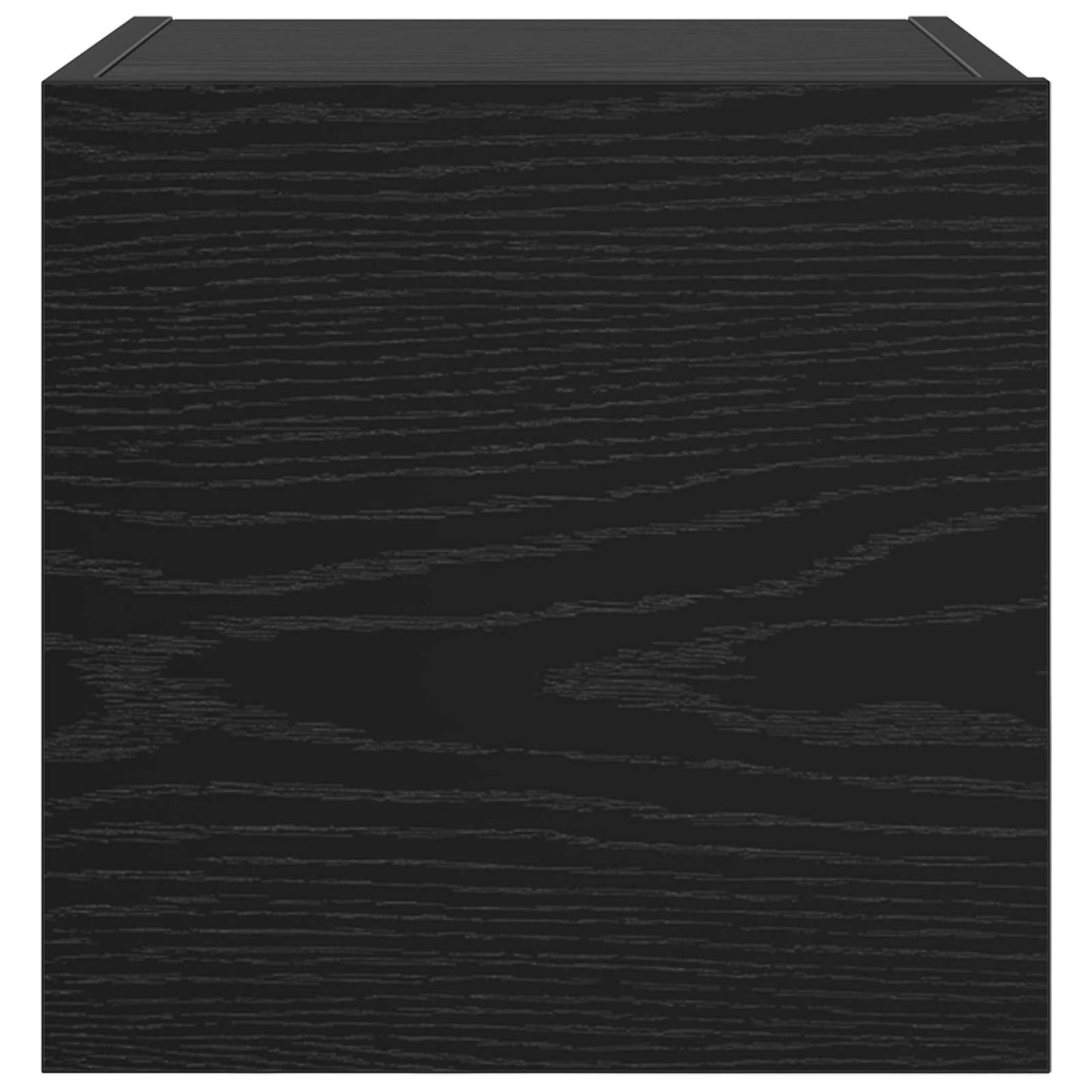 Wandgemonteerde TV-kast 4 pcs Zwart eiken 30,5 x 30 x 30 cm