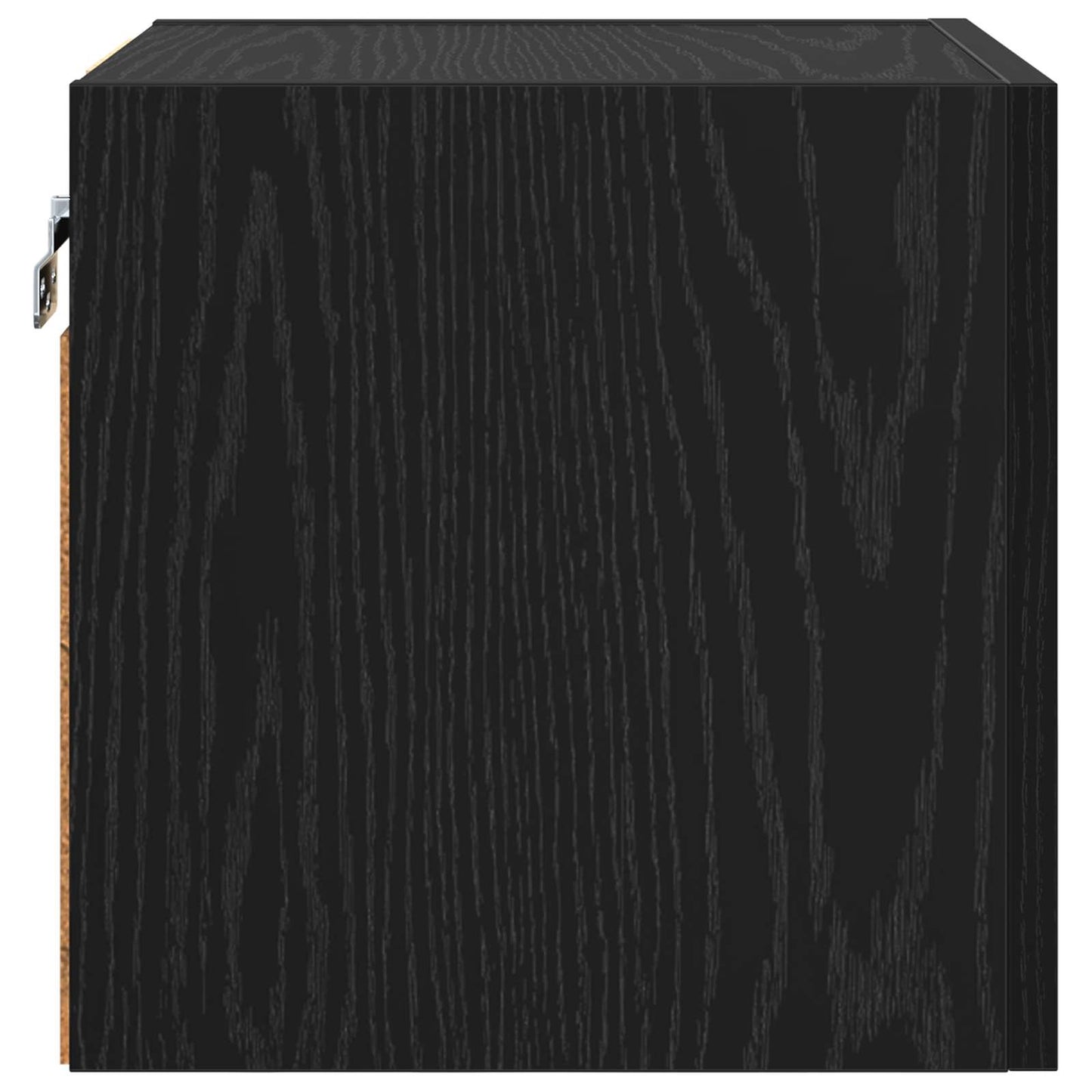 Wandgemonteerde TV-kast 4 pcs Zwart eiken 30,5 x 30 x 30 cm
