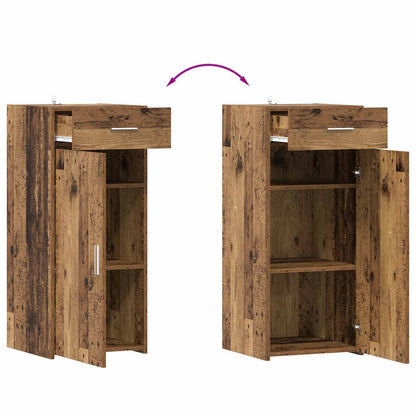 Opbergkast Oud Hout 40 x 42,5 x 93 cm Bewerkt hout