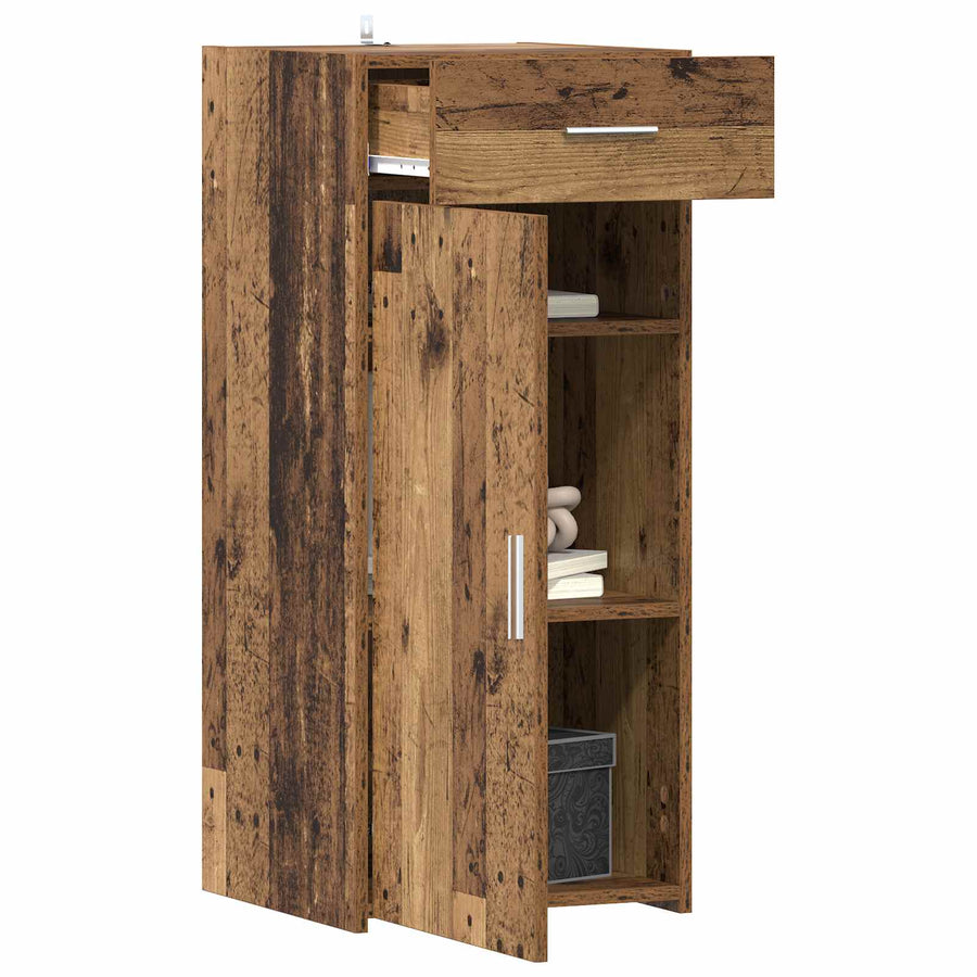 Opbergkast Oud Hout 40 x 42,5 x 93 cm Bewerkt hout