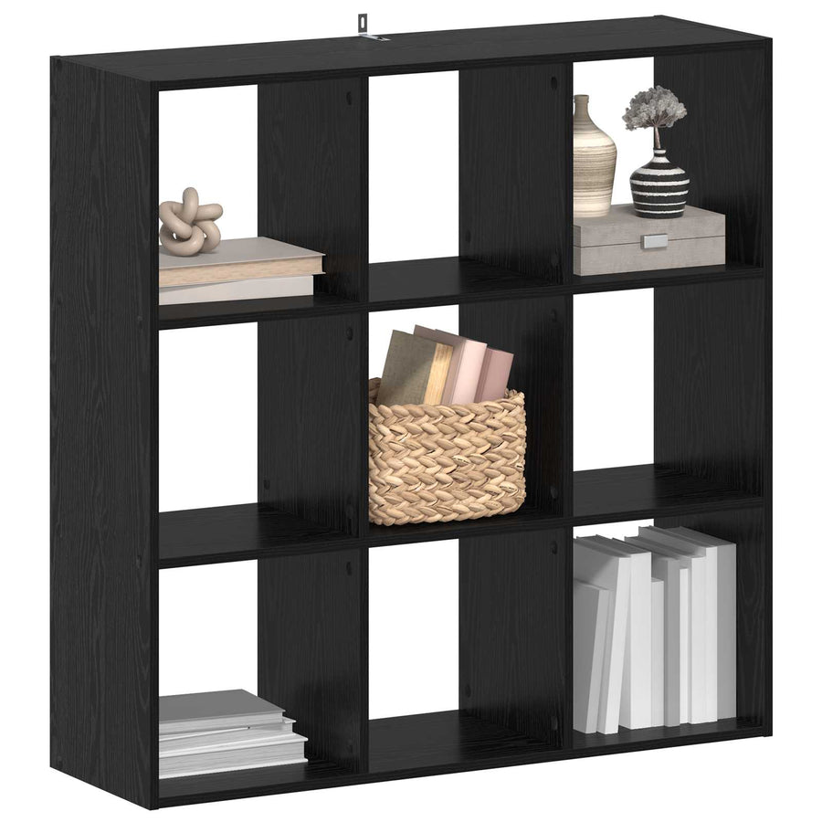 Boekenkast Zwart eiken 102 x 32 x 102 cm