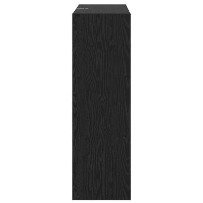 Boekenkast Zwart eiken 102 x 32 x 102 cm