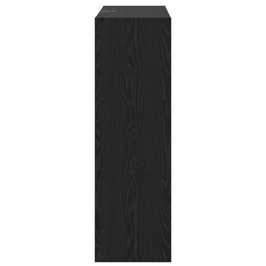Boekenkast Zwart eiken 102 x 32 x 102 cm