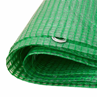 Zeil met Oogjes Groen 6 x 6 m 140 gsm PE