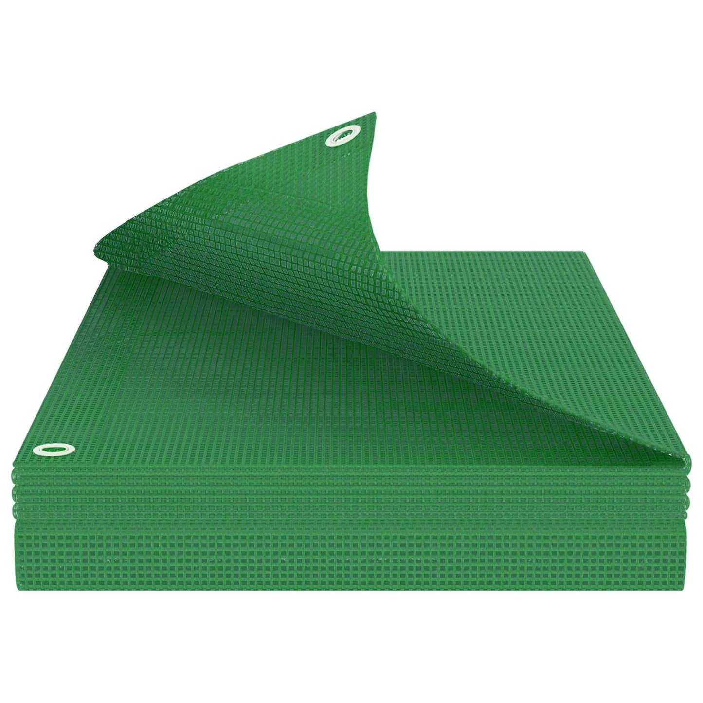 Zeil met Oogjes Groen 6 x 12 m 140 gsm PE