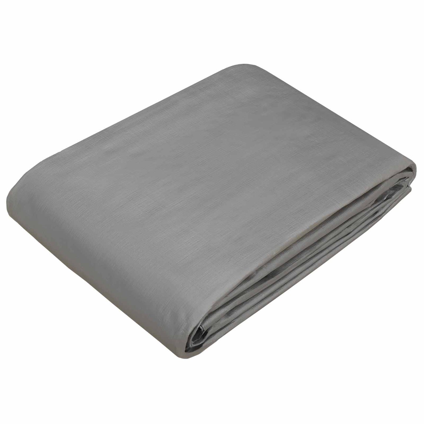 Zeil met Oogjes Lichtgrijs 6 x 12 m 260 gsm PE