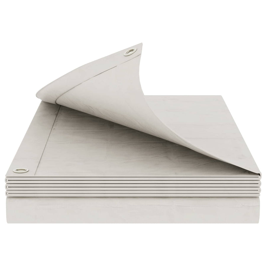 Zeil met Oogjes Wit 4 x 6 m 180 gsm PE