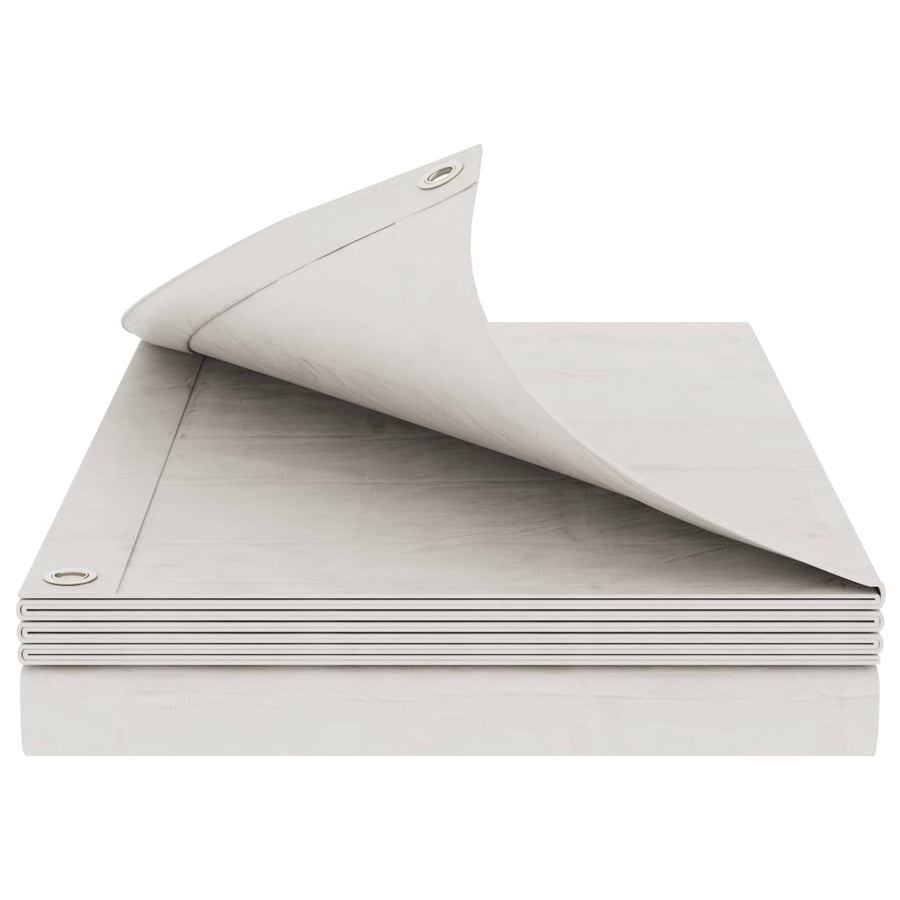 Zeil met Oogjes Wit 8 x 10 m 260 gsm PE
